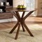 Baxton Studio Kenji Walnut Brown Finished 35-Inch-Wide Round Wood Dining Table 168-10891 - alternate 2